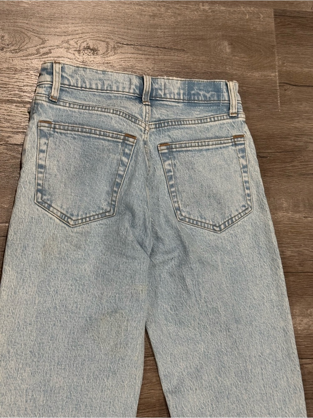 Abercrombie 90s Relaxed High Rise Light Wash Jeans 26R - Picture 15 of 15